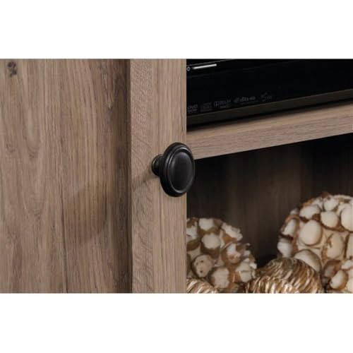 Sauder County Line Panel TV Stand, For TVs up to 47", Salt Oak finish - Image 6
