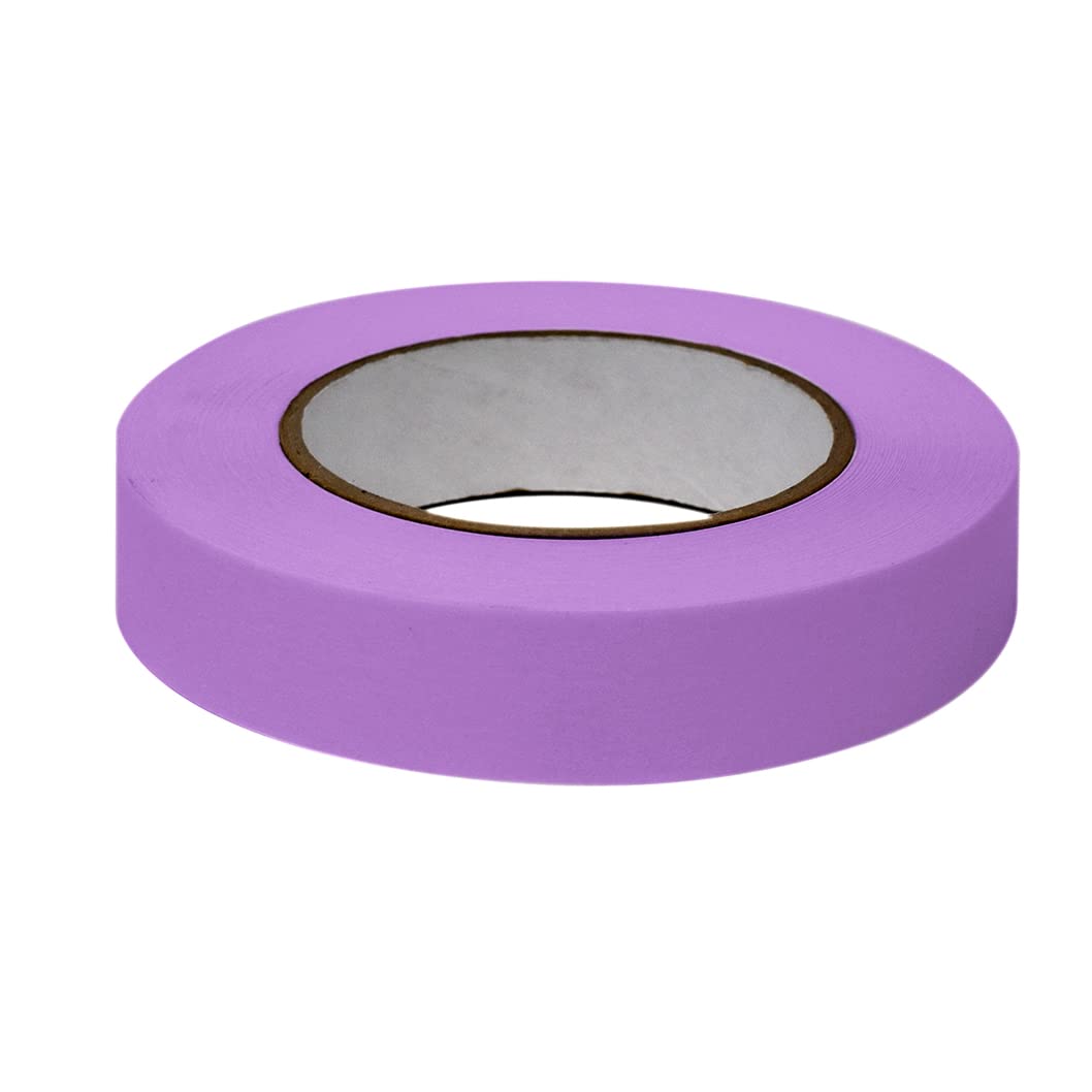Globe Scientific LT-1X60V Labeling Tape, Violet, 1" Width, 60 Yard Length, Pack of 3