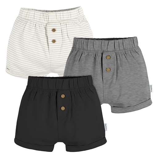 Gerber Baby Boys' 3-Pack Knit Shorts