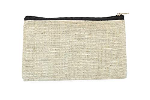 Embroidered sheep coin purse Small lamb wallet Linen zippered pouch for women Change wallet3