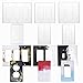 Tanlee 6 Pieces Switch Cover Resin Mold Light Switch Panel Silicone Mold Socket Panel Epoxy Mold for DIY Craft Making