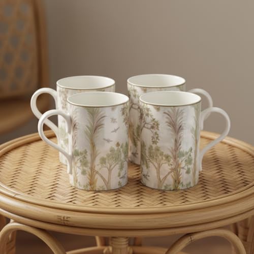 Set de 4 Mugs Spode Tall Trees de Porcelana 12 Oz Verde miniatura 6