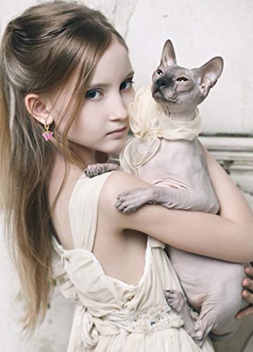 20 Pairs Hypoallergenic Earrings for Girls- Cute Dangle Earrings with Mini Hoop Earrings for Teen Girls4