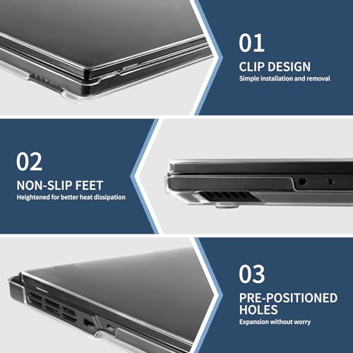 Image of Laptop Case for 2024 /2023 Legion Pro 5i /5 Gen 9 /8 16 inches Hard Shell Protective Cover PC Material Hard Protective case Anti-Scratch Shookproof (Frosted Transparent)