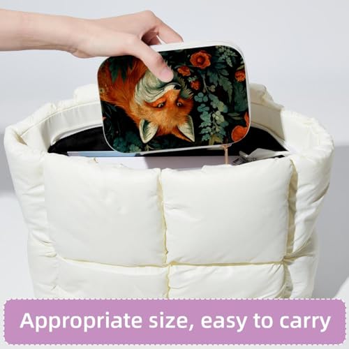 Boîte de voyage à bijoux pour filles avec fermeture éclair compacte - 5
