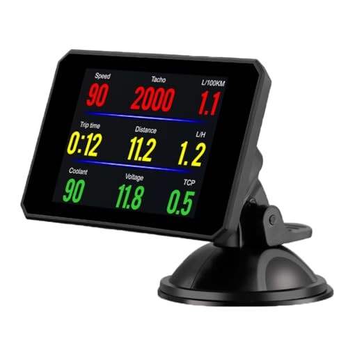 Velocímetro de computadora HUD para parabrisas de coche con test de aceleración 5