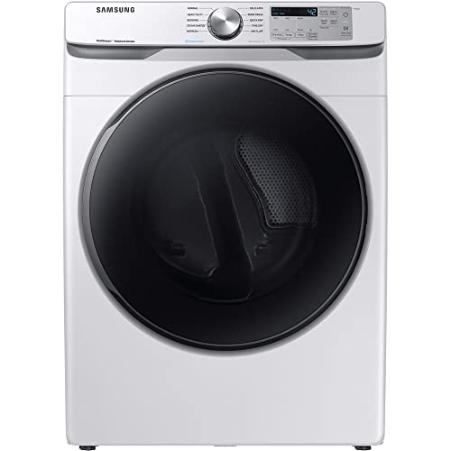 SAMSUNG DVG45R6100W 7.5 cu. ft. Gas Dryer with Steam Sanitize+ in White