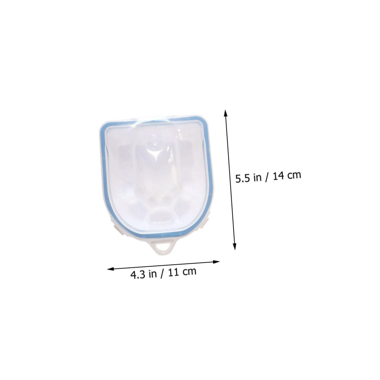 2pcs Nail Soak Bowls Lid Professional Manicure Soaking Tools for Nail Polish Remover Lightweight and Portable Design for Home Salon Use
