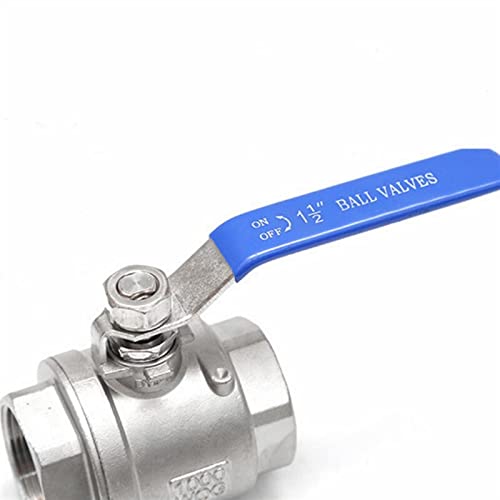 Vanne filetée DN20 en inox SS304 avec poignée vinyle isolante haute performance