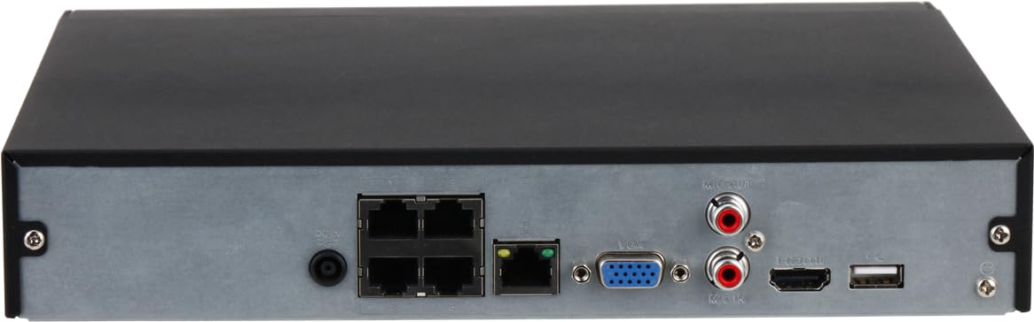 DAHUA Gravatore NVR 4 Canali PoE DHI-NVR4104HS-P-4KS3
