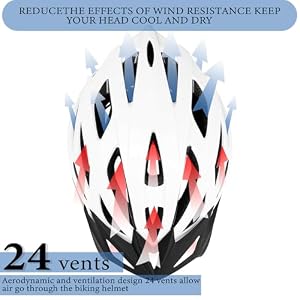 AISSTXOER Road Bike Helmet Adult Men & Women, Reflective White — photo 3 of 6