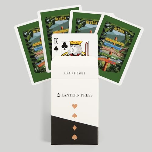 Lantern Press Nevada, naipes poker de 52 cartas miniatura 6