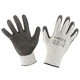 Neo Tools Guanti anti-taglio 4X43D con rivestimento in nitrile senza cuciture 100% poliestere