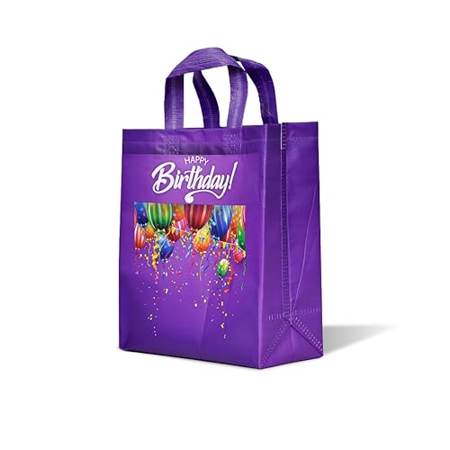 Image of Go Packy Happy Birthday Gift Bags - Best Birthday Return Gifts Reusable Non-Woven (30)