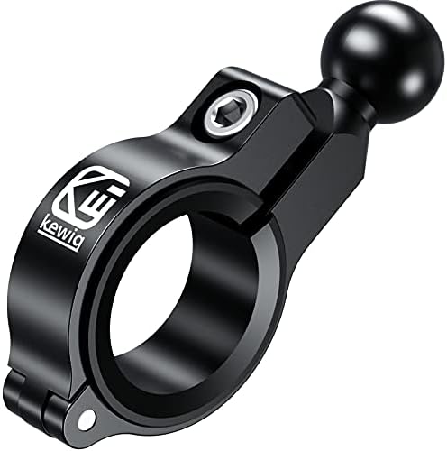 BRCOVAN Aluminum Alloy Handlebar Clamp Mount Base with 17mm TPU Ball