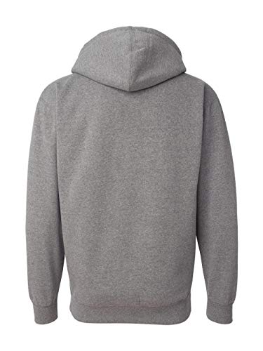 Independent Trading Co mens Hooded Pullover Sweatshirt gunmetal heather M3