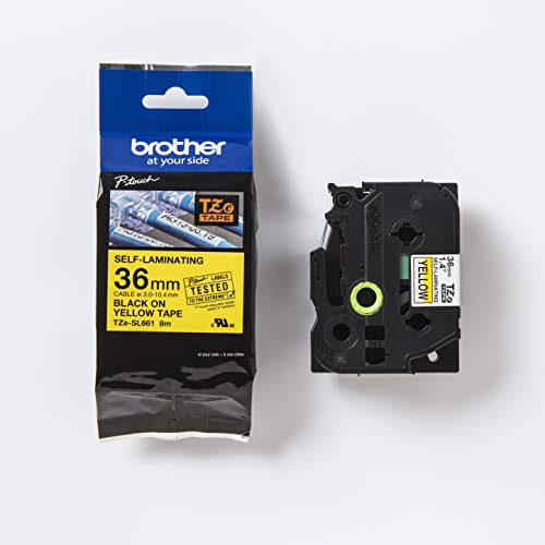 Rollo Brother TzE-Sl661 autoadhesivo para rotuladora