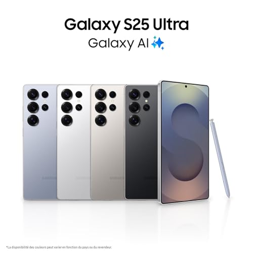 Samsung Galaxy S25 Ultra Smartphone Android 5G avec Galaxy AI Chargeur secteur rapide inclus Smartphone déverrouillé Version FR - vue 2