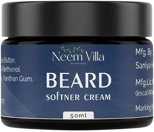 Beard Softener Cream for Men | Softens, Nourishes &amp; Provides Long-Lasting Care | Advanced Beard Care with Essential Oils |
