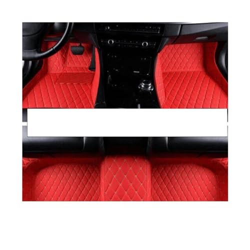 Tapis de sol pour Jeep Grand Cherokee WJ 1999-2004 en cuir noir LHD