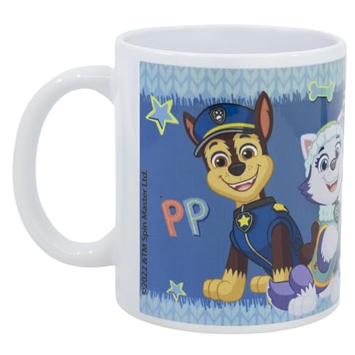 Stor Tasse à sublimation en céramique de 325 ml dans une boîte cadeau de Pat' Patrouille Boy Patched Together