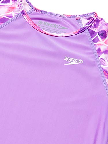 Image of Speedo Girls Printed Sport Splice