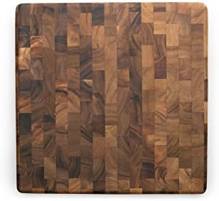 Ironwood Gourmet 28218COM Charleston 14" x 14", Wood, Square End Grain Chef's Board