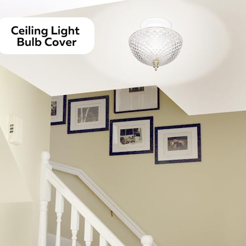 Evelots Diamond Cut Acrylic Clip On Light Bulb Cover