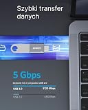 Adapter USB C Anker (2 sztuki), adapter USB C do USB, szybki transfer danych dla MacBook Pro 2020, iPad Pro 2020, Samsung Notebook 9, Dell XPS i innych urządzeń z portem typu C