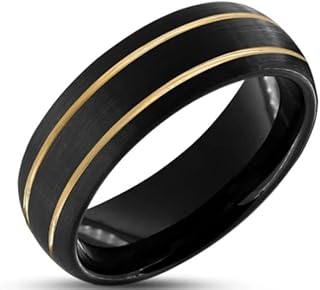 Tungsten Ring for Men and Women Anti Rust M16