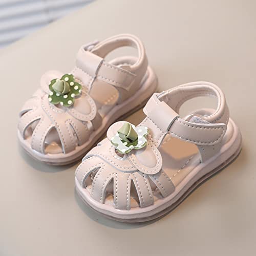 Toddler Baby Girl Boy Sandals Breathable Summer Outdoor Casual Beach Shoes Cute Cartoon Newborn First (Pink, 6.5 Infant)2