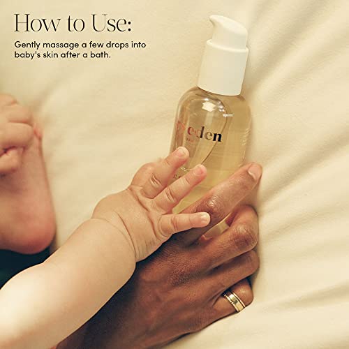 Evereden Soothing Baby Massage Oil 4 Fl Oz. | All Natural And Clean Baby Care | Non-Toxic And Fragrance Free | Plant-Based And Organic Ingredients #TOP4