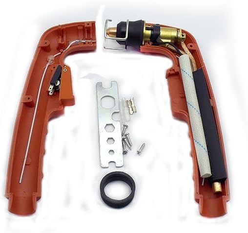 S45 Plasma Torch Head Body Replacement – Compatible with Harbor Freight Chicago Electric PP2017 Plasma Cutter (Fits Models 95136, 97994, 91814, 60767, 62204, 62772, 62771) (Red S45 Torch Head)