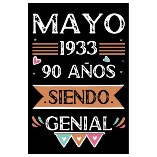 CUADERNO, Mayo 1933, 90 Años Siendo Genial: Libro de visitas, cuaderno, 110 páginas de felicitaciones, idea de regalo, regalo Para la esposa, novia, mujer, La madre