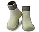 Dookeh Krabbelschuhe Baby, Lauflernschuhe Kinder, rutschfeste Hüttenschuhe Sockenschuhe für Mädchen Junge (6-Hellbraun, EU Schuhgrößensystem, Baby, Alter (von/bis), M, 12 Monate, 18 Monate)