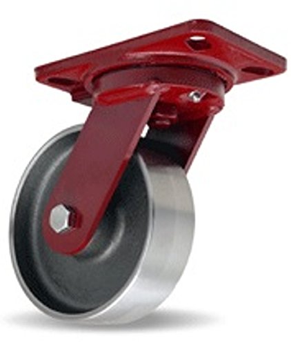 6" x 2" Hamilton S-HS-6FSB HS Swivel Caster, Forged Steel, 2,000 lb. Capacity