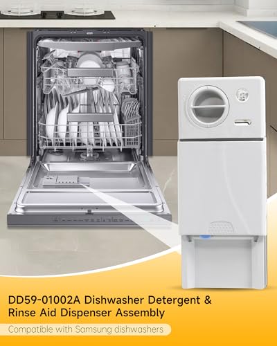 Image of Upgraded DD59-01002A Dishwasher Detergent & Rinse Aid Dispenser Assembly Fit for Samsung Dishwasher