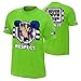 WWE Authentic Wear John Cena Cenation Respect Youth T-Shirt Lime Green Large