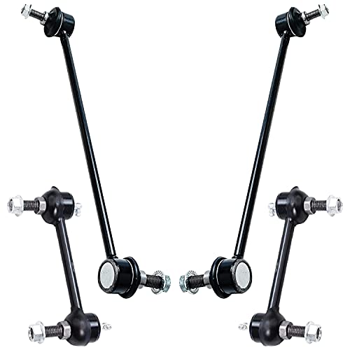 Detroit Axle - 4pc Sway Bars for Volvo S60 S80 V70 XC70 XC90, 4 Front and Rear Stabilizer Sway Bar End Links Replacement