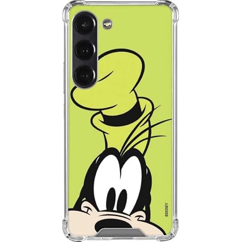 Skinit Clear Case Compatible With Samsung Galaxy S23 - Officially Licensed Disney Goofy Up Close Design #TOP16