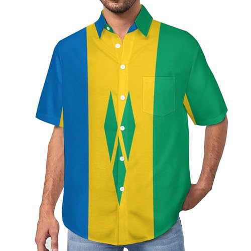 Chemise patriotique Saint-Vincent contre la chaleur : l'imprimé 3D léger