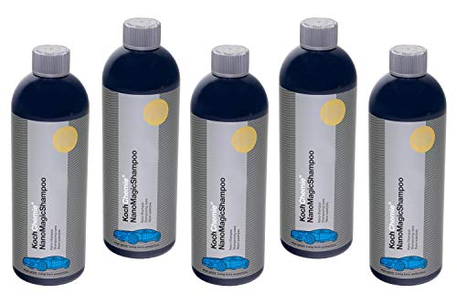 Koch Chemie Nano Magic Champú profesional para coche, 5 botes de 750 ml