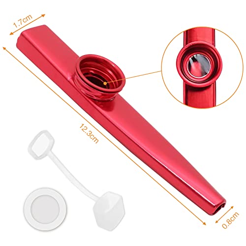 Kazoos Instrument 6 Pièces de Couleurs Différentes Kazoo Métal Instruments De Musique en Métal Kazoo Alliage Aluminium… - Les Beatles, Paul McCartney, John Lennon, RIngo Starr, George Harrison Kazoos Instrument 6 Pièces de Couleurs Différentes Kazoo Métal Instruments De Musique en Métal Kazoo Alliage Aluminium… – Image 8