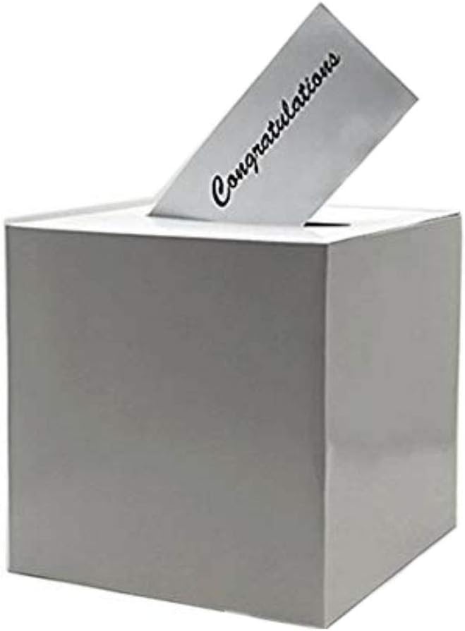 Beistle 54390 Scatola Portatutto In Cartone Bianco – 23x23 Cm – Decorazione Feste Fai Da Te