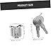 Gadpiparty 1set Lock with Key Compact Sturdy Mailbox Lock Replacement for Cabinets Desks Toolboxes Security Easy Installation Durable Material