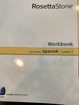 Paperback Rosetta Stone Workbook Spanish, Level 2 Book