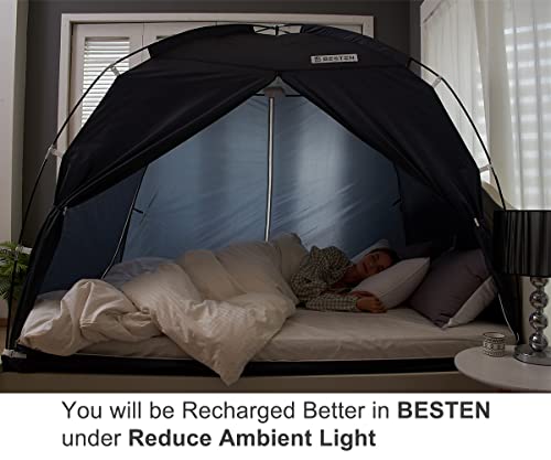 Besten Floorless Indoor Privacy Tent On Bed For Warm And Cozy Sleep Inside Drafty Room (Twin, Mint) #TOP1