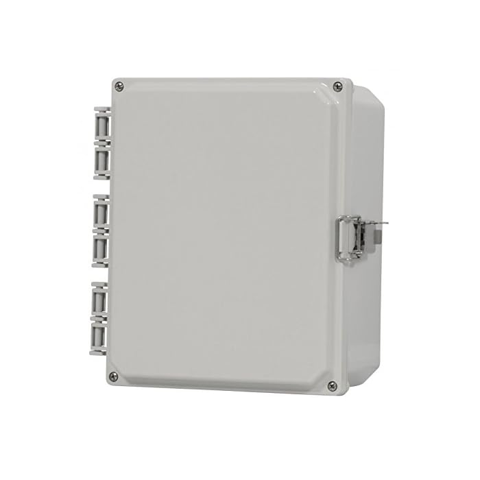 Buy Polyguard 10x8x4HOLB Polycarbonate Enclosure, Hinged Opaque Cover