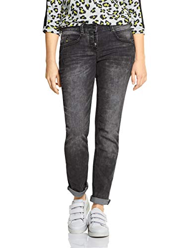 Preisvergleich Produktbild CECIL Damen Scarlett Jeans, Mid Grey Used Wash 10271, 34W / 30L