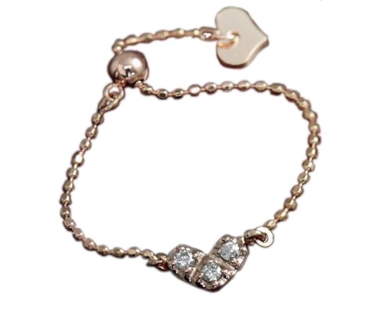 k18ハートリング サイズ4 リング ハートリング ハート 指輪 k18 18k 18金 ピンクゴールド